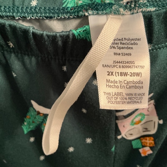 Joyspun Holiday PJ’s Plus Size 2x (18W-20W) - Picture 5 of 6